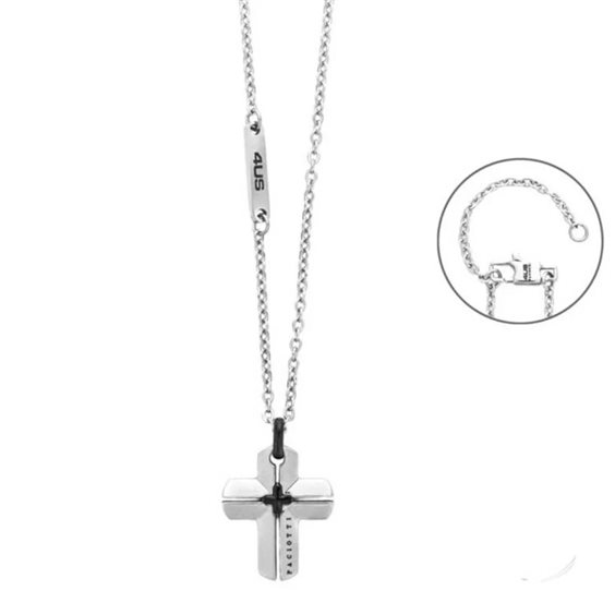 Collana 4US: Cesare Paciotti Uomo in Acciaio 4UCL8427 - 4UCL8427